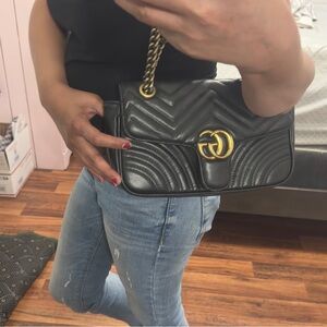 Black and Gold Fashion Bag